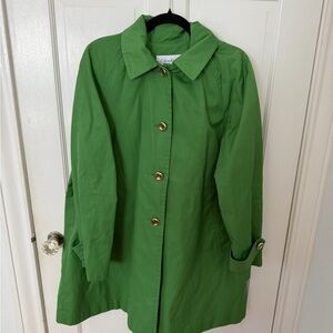 Calvin Klein Green Trench Coat